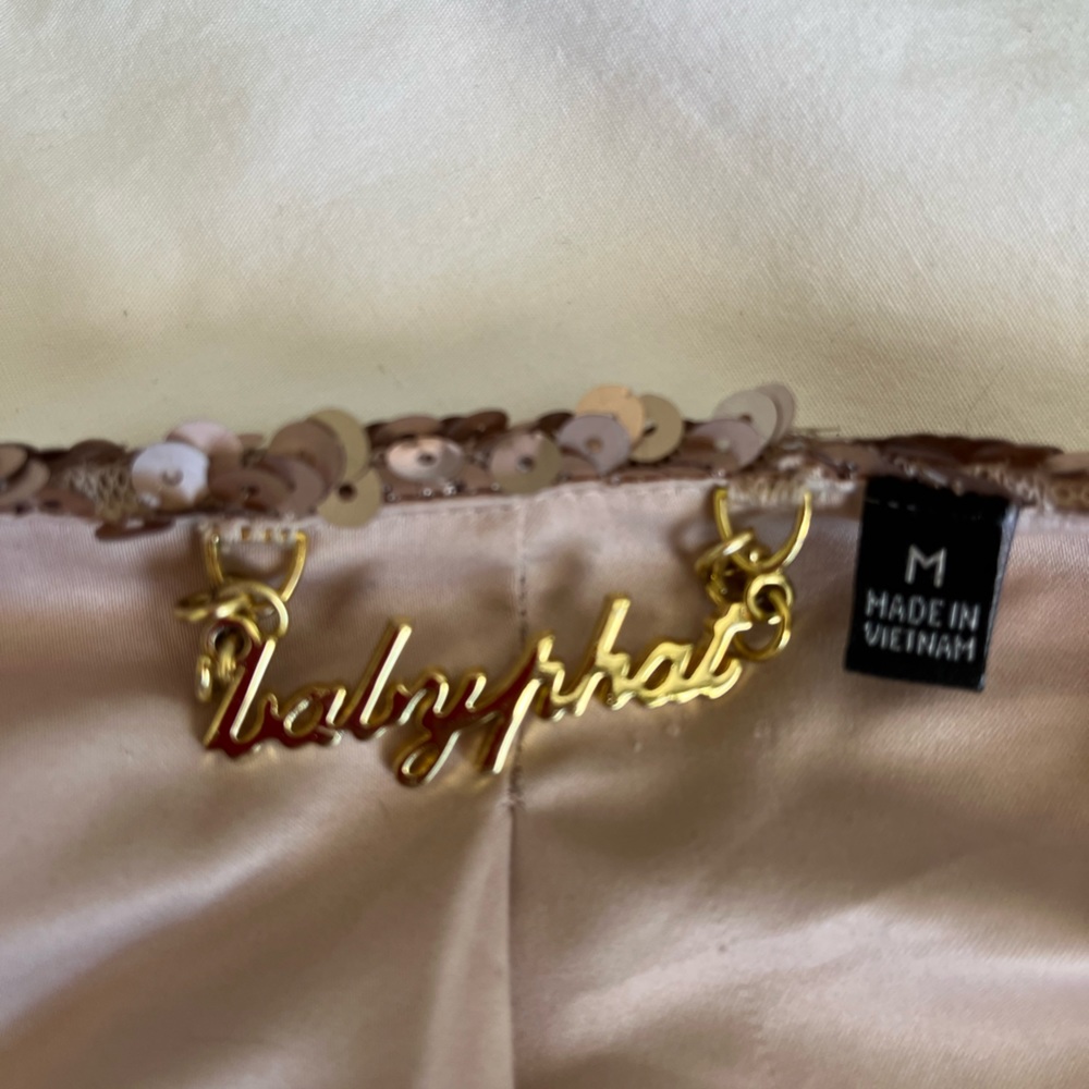 Baby Phat Rose Gold Sequin Jacket Medium - Picture 5 of 5